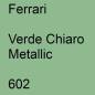 Preview: Ferrari, Verde Chiaro Metallic, 602.